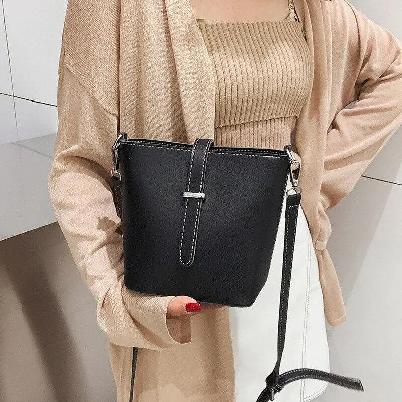 Sac à main Tendance Femme | Sac Cuir à Bandoulière Tendance Chic Noir | Tendance Rond Sac À Main Tendance Femme