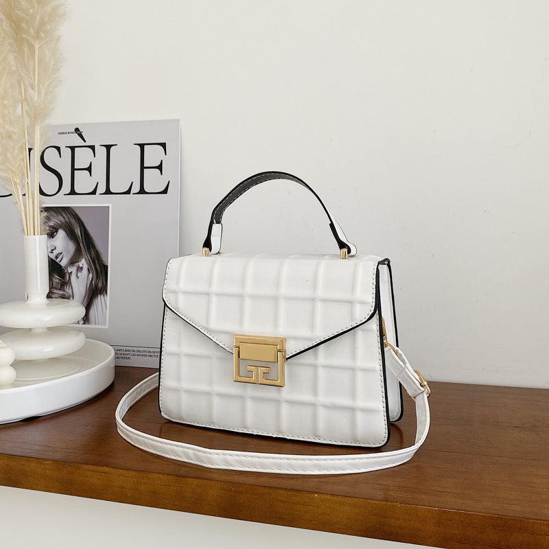 Sac en Cuir Femme | Petit Sac Bandoulière Été Blanc | Tendance Rond Sac Bandoulière Blanc