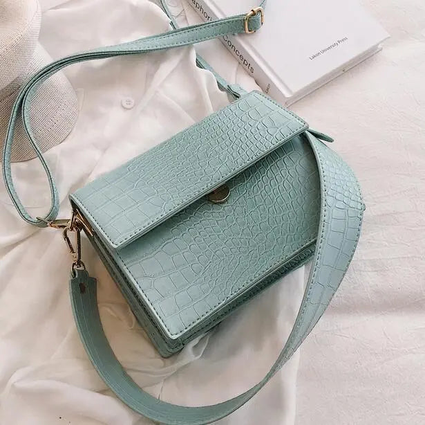 Sac en Cuir Femme | Sac à Bandoulière Élégant Bleu | Tendance Rond Sac À Main Tendance Bleu