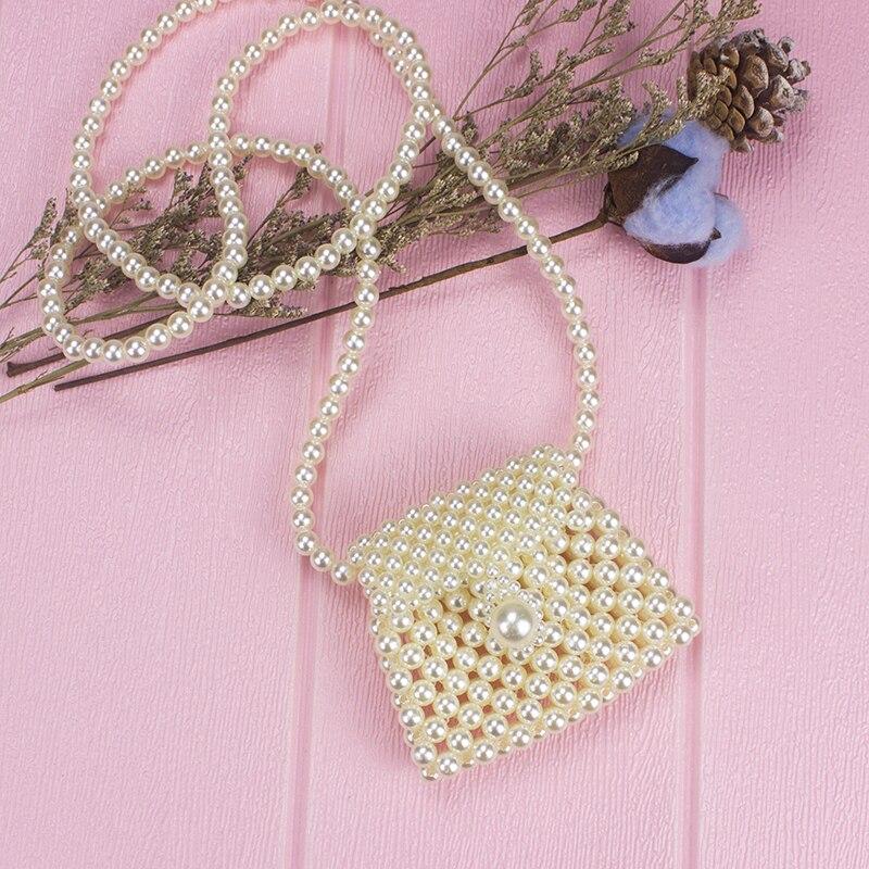 Sac Perle Femme | Sac bandoulière perles Petit | Tendance Rond Sac Perle Femme